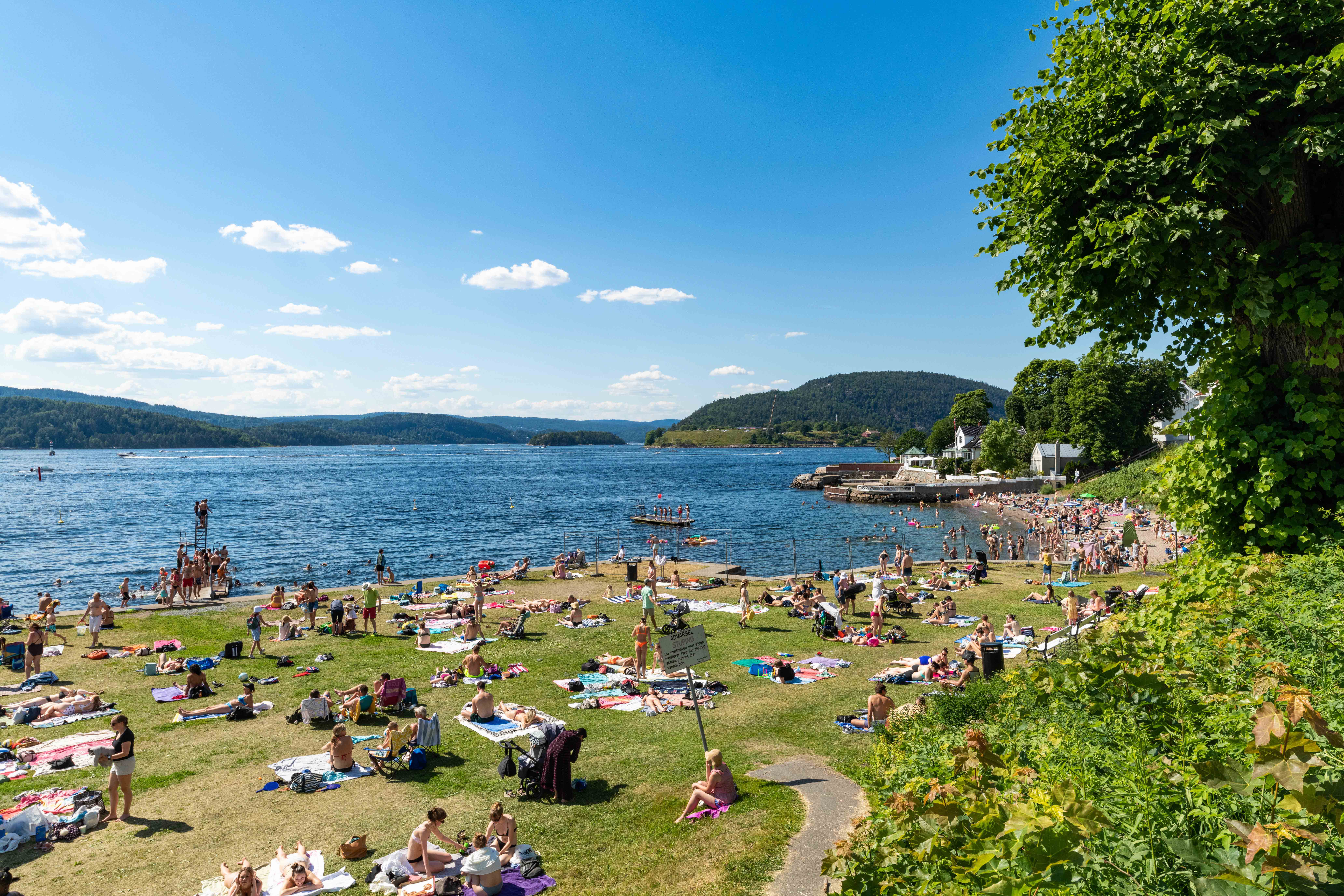 Beach life in Drøbak